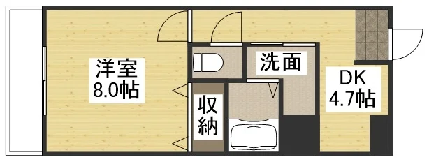 【間取り】三重県伊勢市ウィークリーマンションの間取です。三重県伊勢市人気格安マンスリーマンション★【格安】