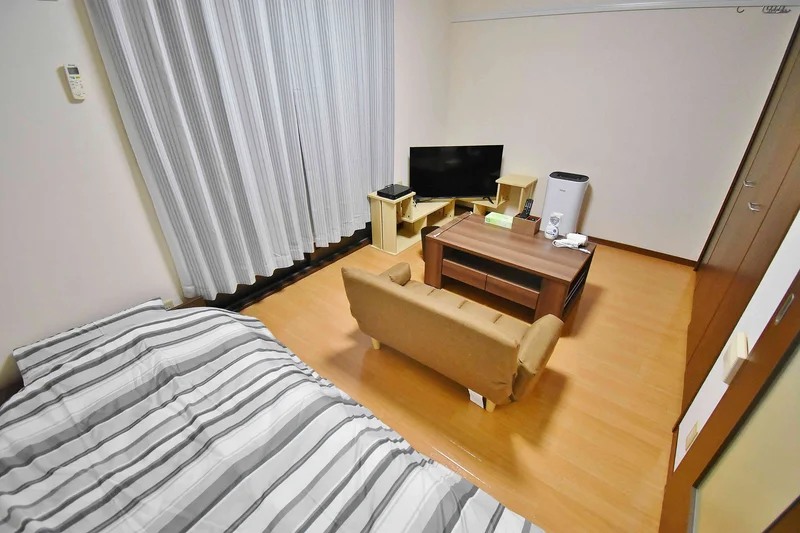 弊社の岐阜市ウィークリー、岐阜市マンスリーマンションでは、ご利用当日からご不便なくお過ごしいただけますよう、家具家電の他、多種類の備品を完備★