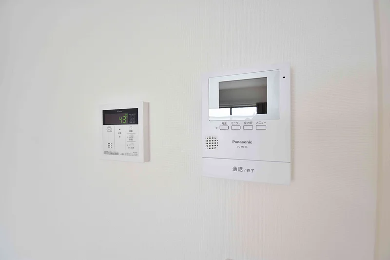 安心のTVモニターフォン付き(^^♪湯沸かし機能もございます