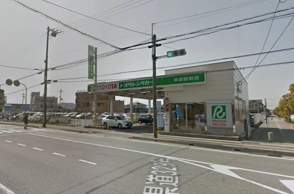 トヨタレンタリース滋賀 米原駅前店まで徒歩6分、450ｍ。