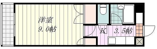 １Kのお部屋です★インター付近の物件なので、観光にもビジネスにもおススメ♪♪