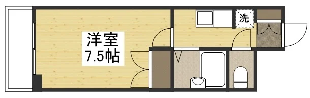 【間取り】滋賀近江八幡ウィークリーマンションの間取です。滋賀近江八幡人気格安マンスリーマンション★【格安】