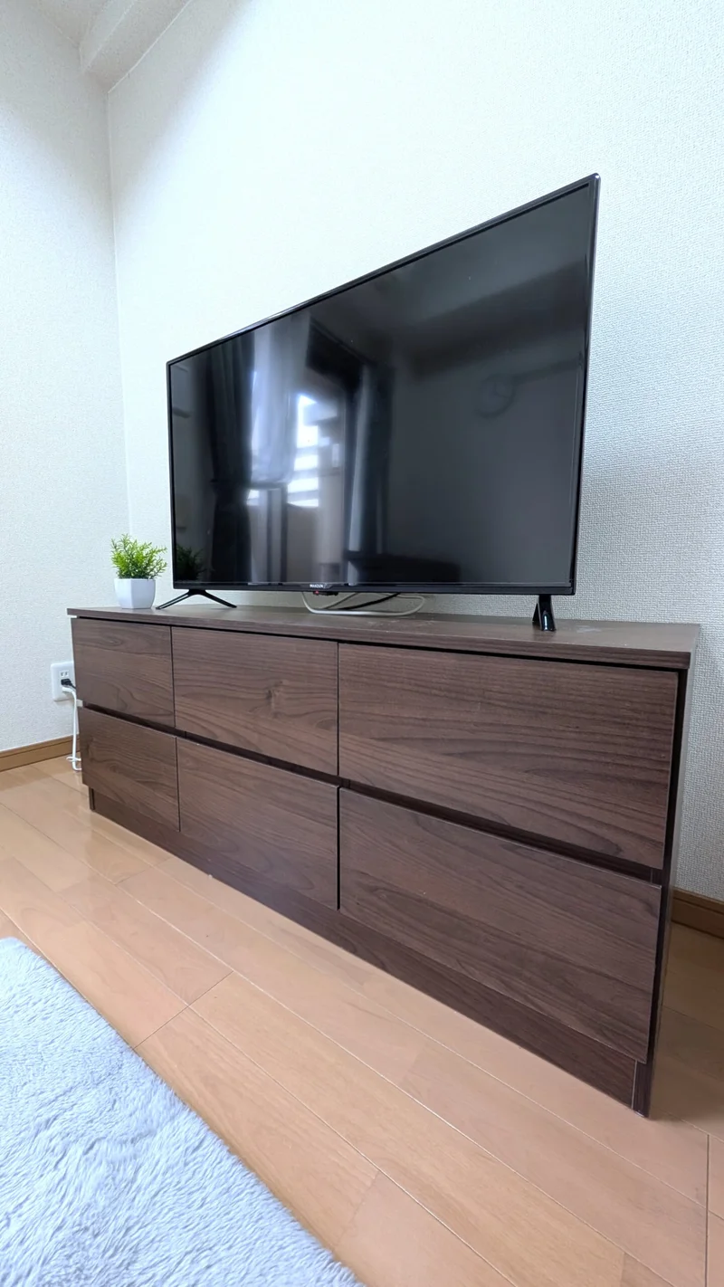 40インチのテレビ付き♪