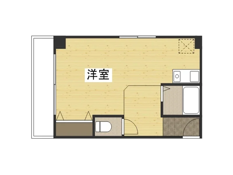 福井敦賀駅前401の間取り図です(^^♪