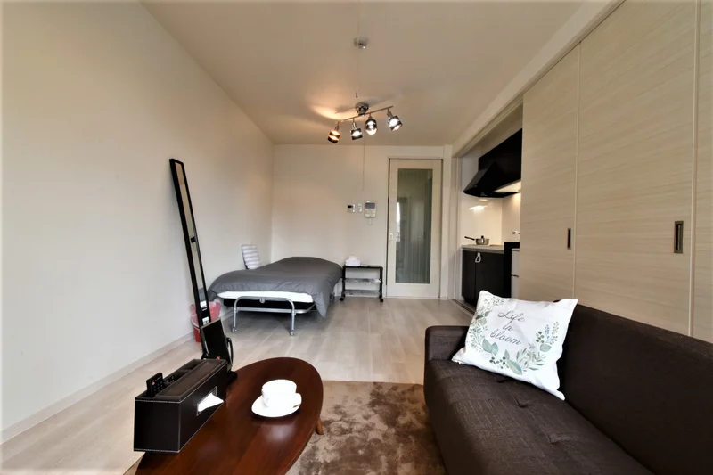 あると嬉しい備品が充実した満足度の高いお部屋です。　リネン類も豊富にございます！