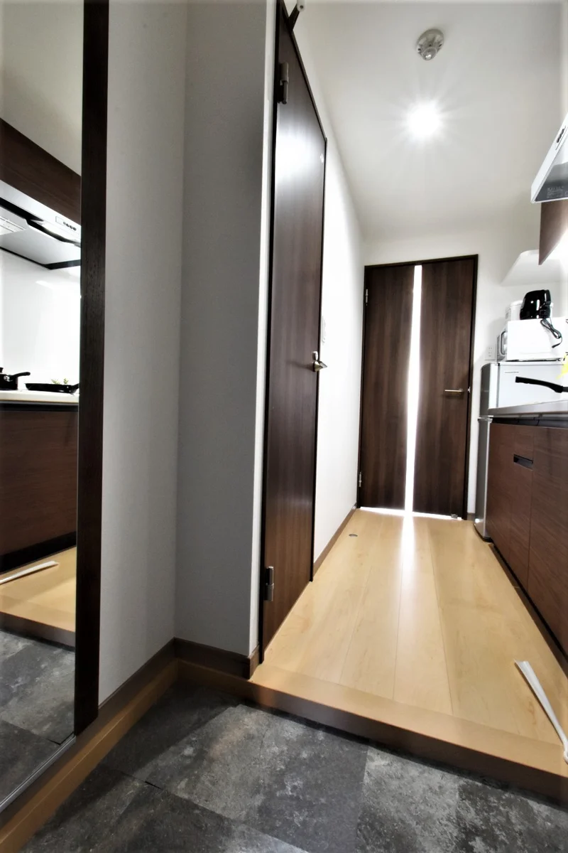 シューズBOXありで靴などの収納スペースあり！　長期滞在などで荷物が多くても安心です！