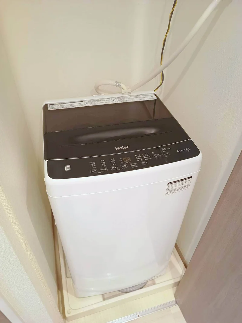 洗濯機、付いてます♪