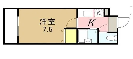 【間取図】お部屋の間取りとなります。滋賀八日市駅前ウィークリーマンション滋賀四日市駅前マンスリーマンションなら弊社にお任せ下さい‼