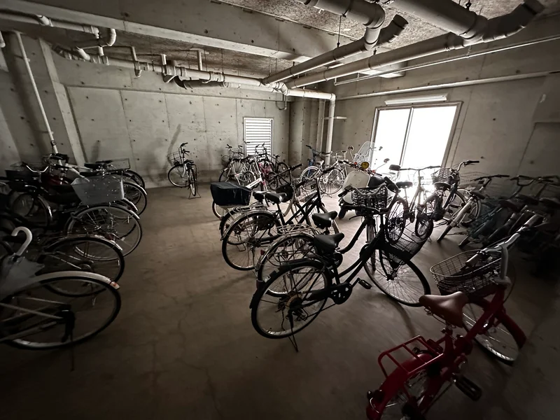 【駐輪場】高松市（瓦町駅前）ウィークリーマンションでは、駐輪場も完備。また、高松市（瓦町駅前）マンスリーマンションでは利便性が良い物件がおおいので出張や旅行に人気の物件です★