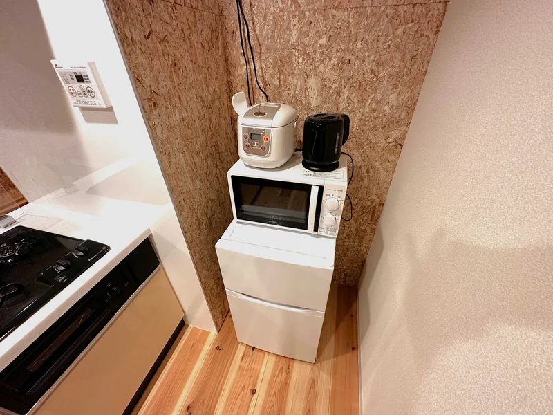 冷蔵庫も完備なので自炊や料理に最適♪長期の出張にお勧め★岐阜駅前(オーキッドパーク前)ウィークリーマンションの人気物件♪【格安】