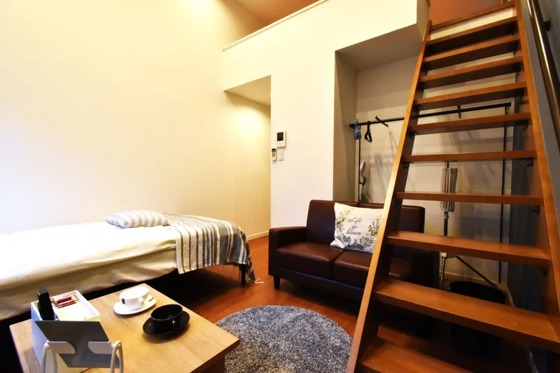 ティッシュやゴミ箱などの　あると嬉しい備品を多数ご用意！