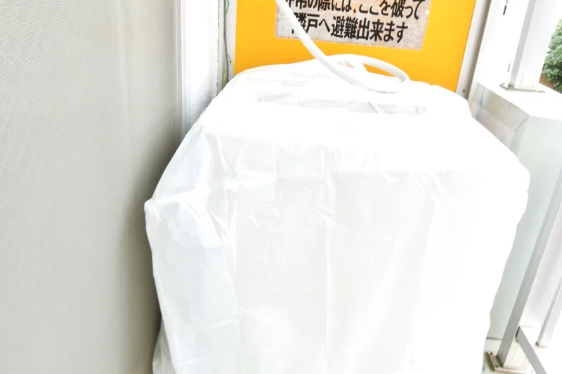 洗濯機あり！　衣類やリネン類など毎日洗濯できて滞在中もストレスなくお過ごしいただけます。