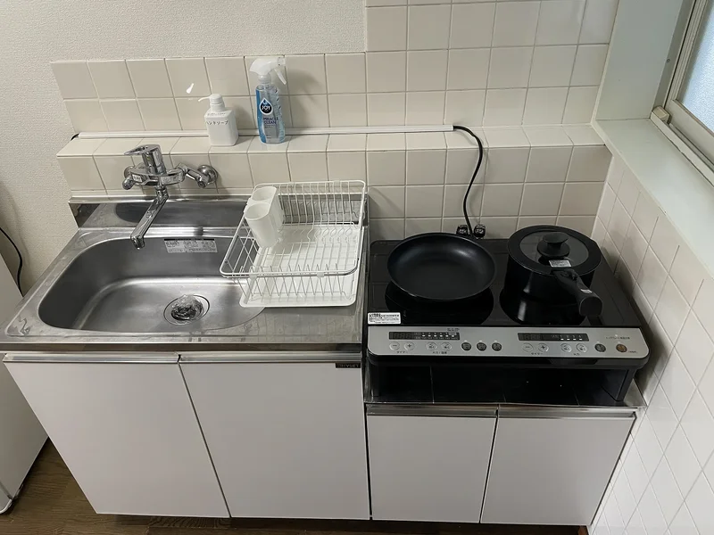 ※炊飯器・鍋フライパン・掃除機・アイロン・空気清浄機・HDD・ブルーレイレコーダーは現在設置しておりません。