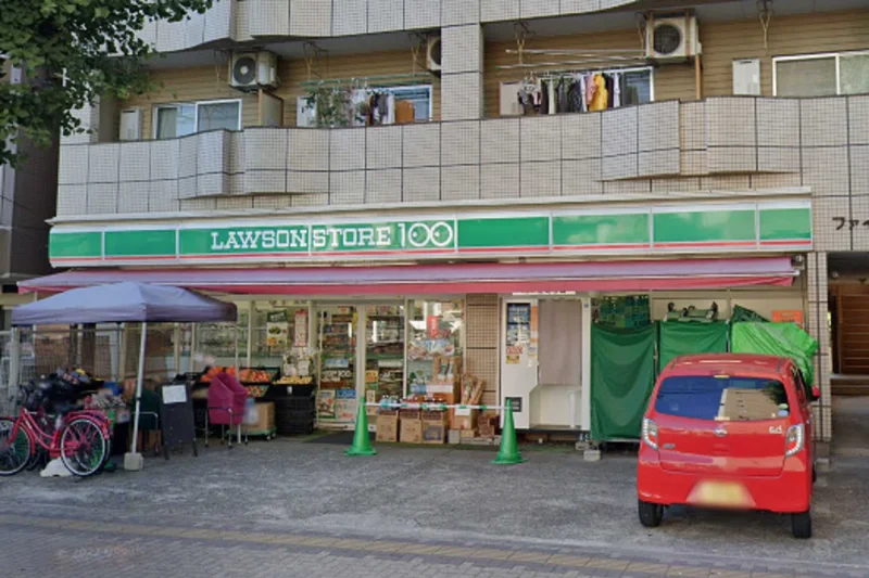 ローソンストア100 本陣店まで徒歩1分。