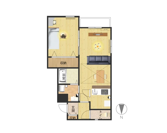 南向きで日当たり良好！