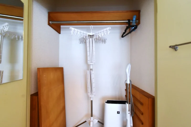 空気清浄機や掃除機・コロコロなど長期利用するのに便利な標準備品！