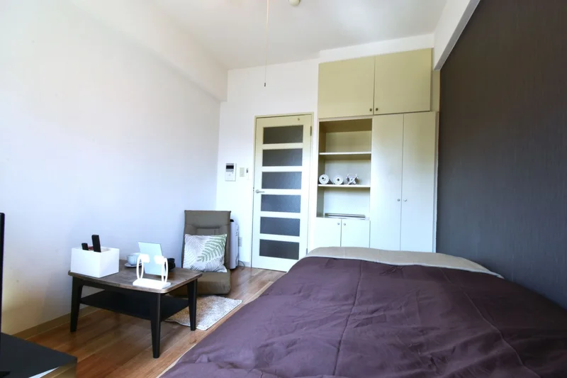 収納が広く充実しているので長期滞在にも！　ぜひご活用ください♪