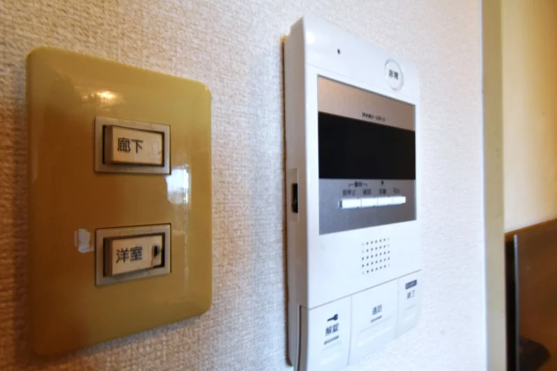 テレビモニターホン付で本人確認をしっかり行います！　安心安全が確保された物件！