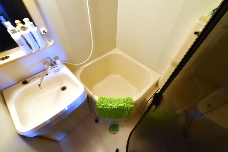 リネン類や洗剤類も充実していて長期滞在に適しています！　シャンプーコンディショナーなどすべて標準品です！