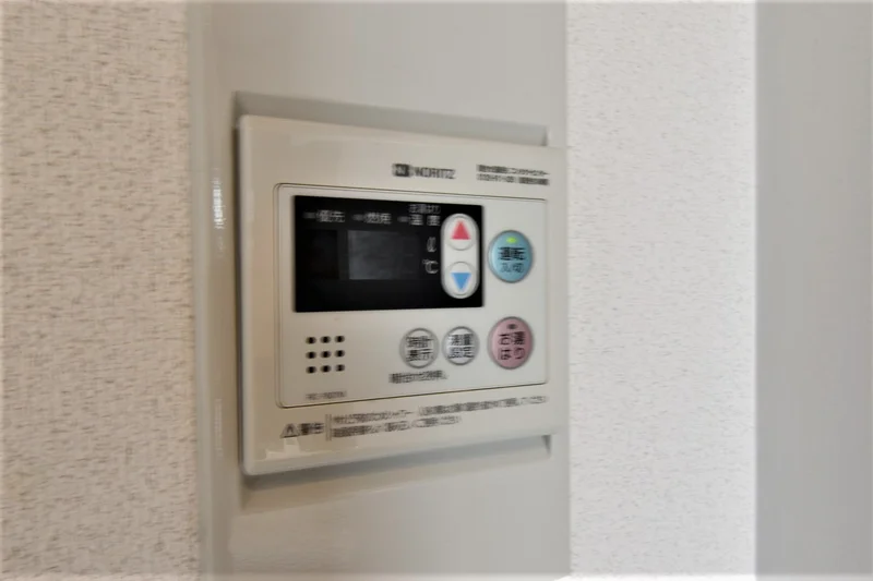 お湯調整可能！　お湯使用時にはONに！