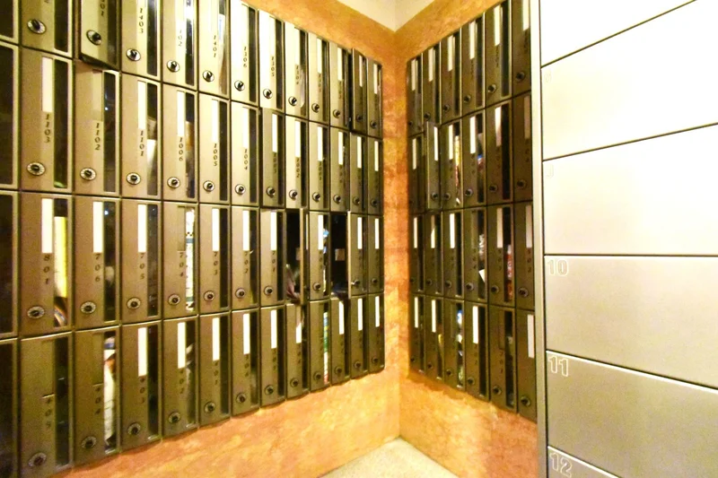 集合ポストあり　郵送物などの受け取り可能！