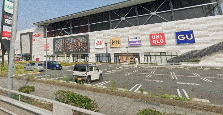 イーアス春日井まで車で7分