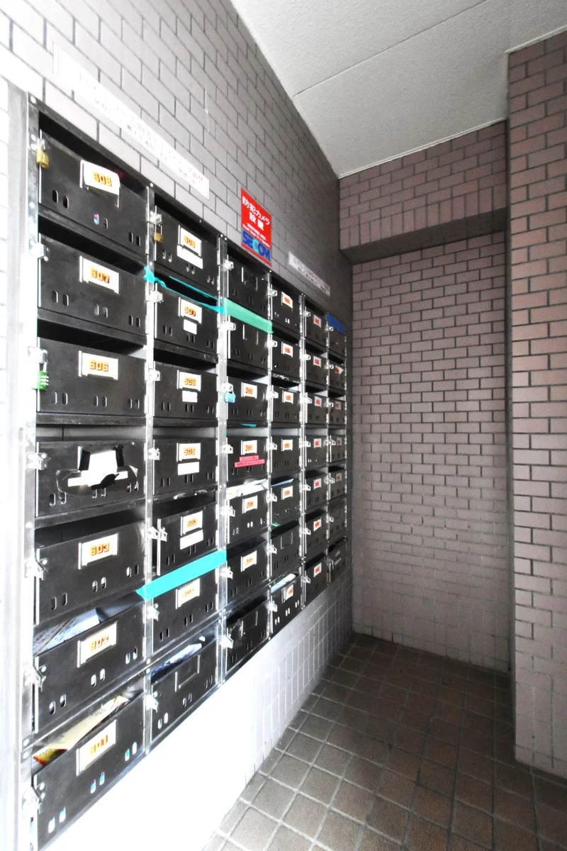 集合ポストあり　郵便物の受け取り可能！