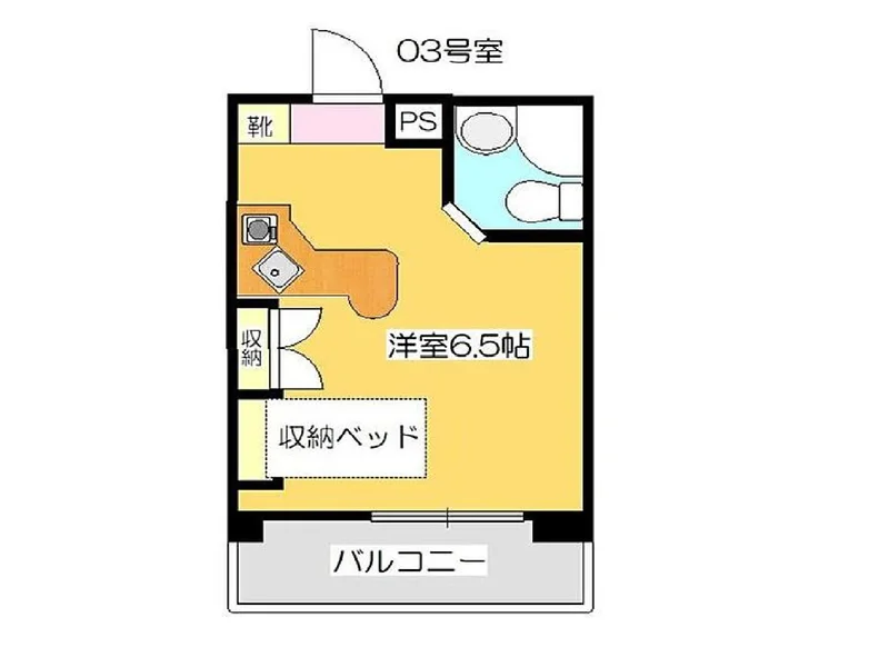 【間取図イメージ】大人気の1Rタイプ高松市【香川県】ウィークリーマンション♪広々使えて高松市【香川県】人気格安マンスリーマンション★