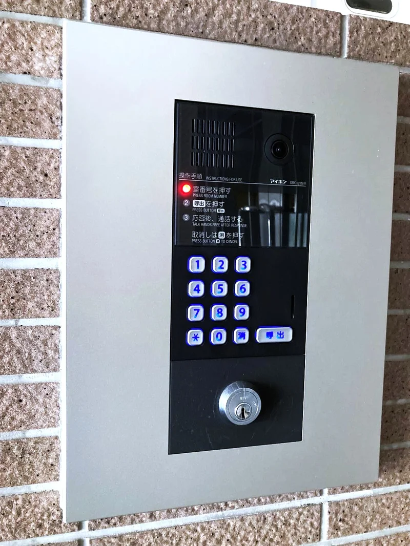 オートロック付でセキュリティー対策あり