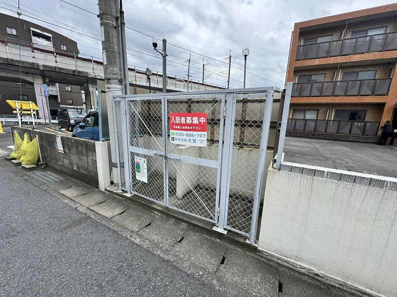 【ゴミ捨て場】敷地内に完備♪大津ウィークリーマンションではゴミ出しも楽々♪長期利用可能なマンスリーマンションプランもあります★