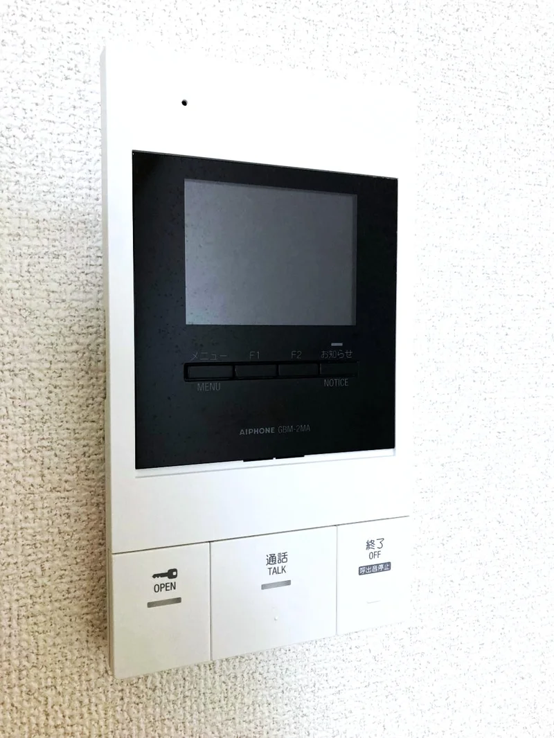 TVモニターホン付きで来訪者は必ず確認し防犯対策！