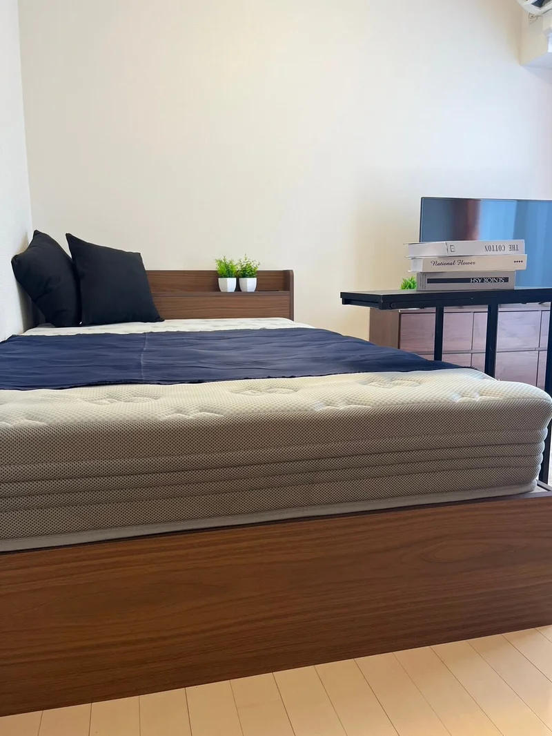 セミダブルベッド♪ふかふか♪