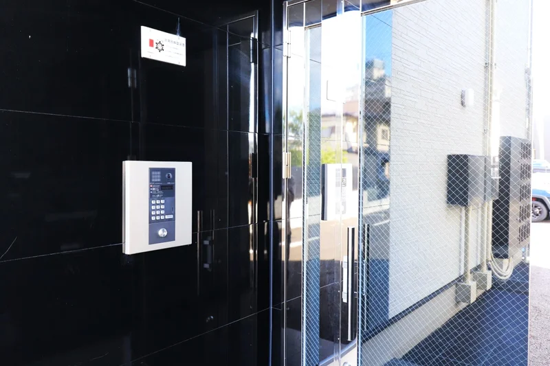 オートロック付き　法人様にも安心の設備