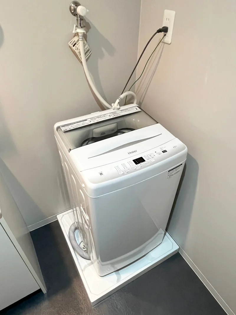 洗濯機完備です♪