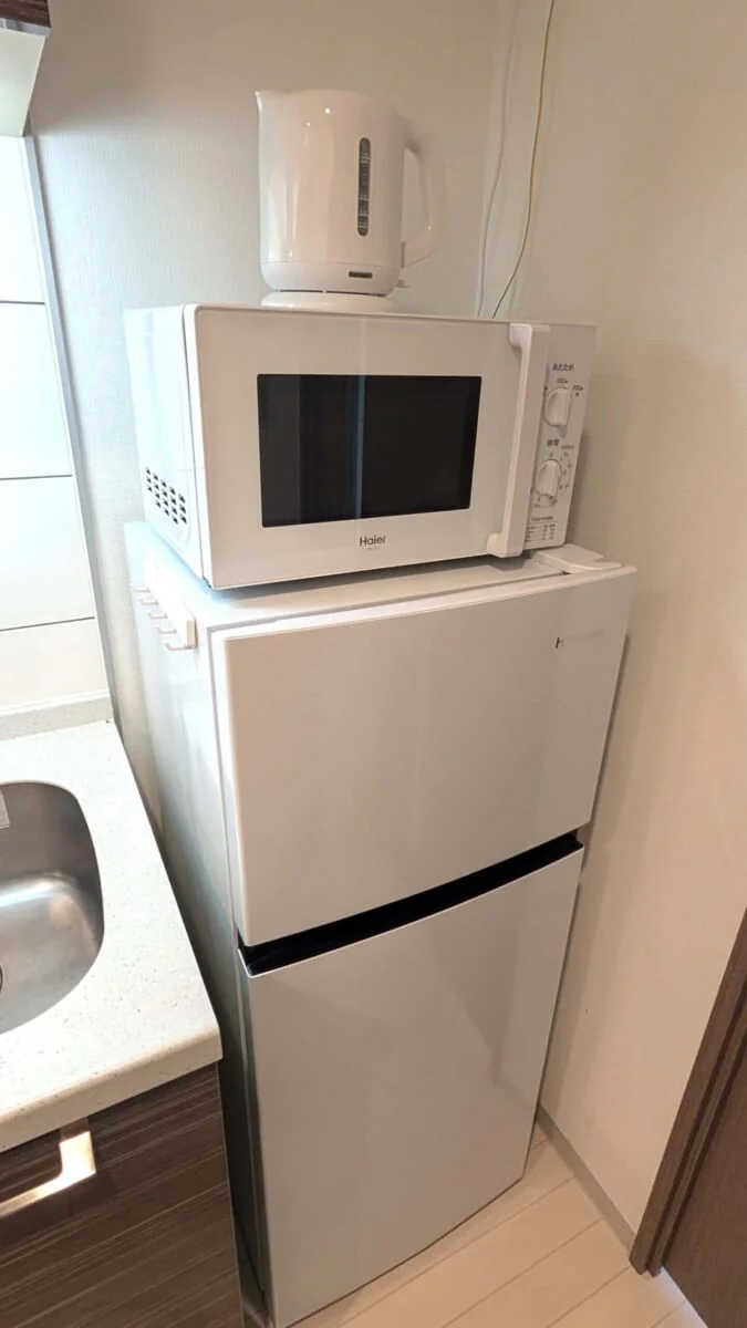 冷蔵庫、電子レンジ完備♪