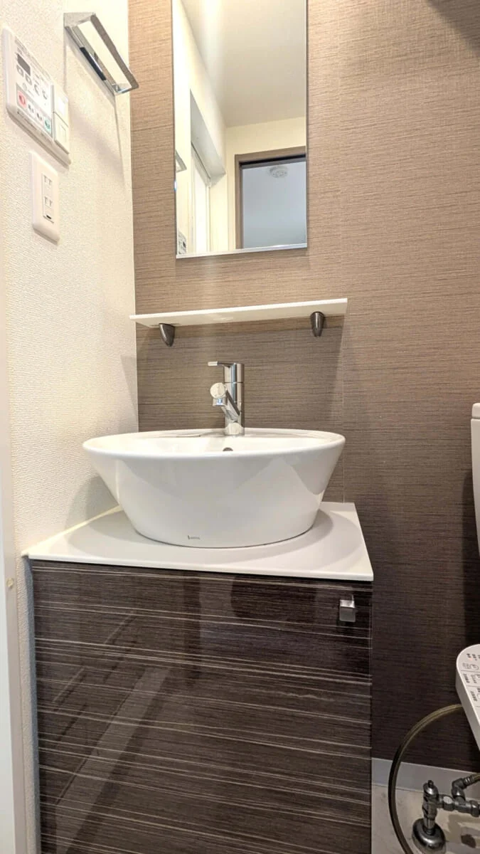 オシャレな独立洗面台♪