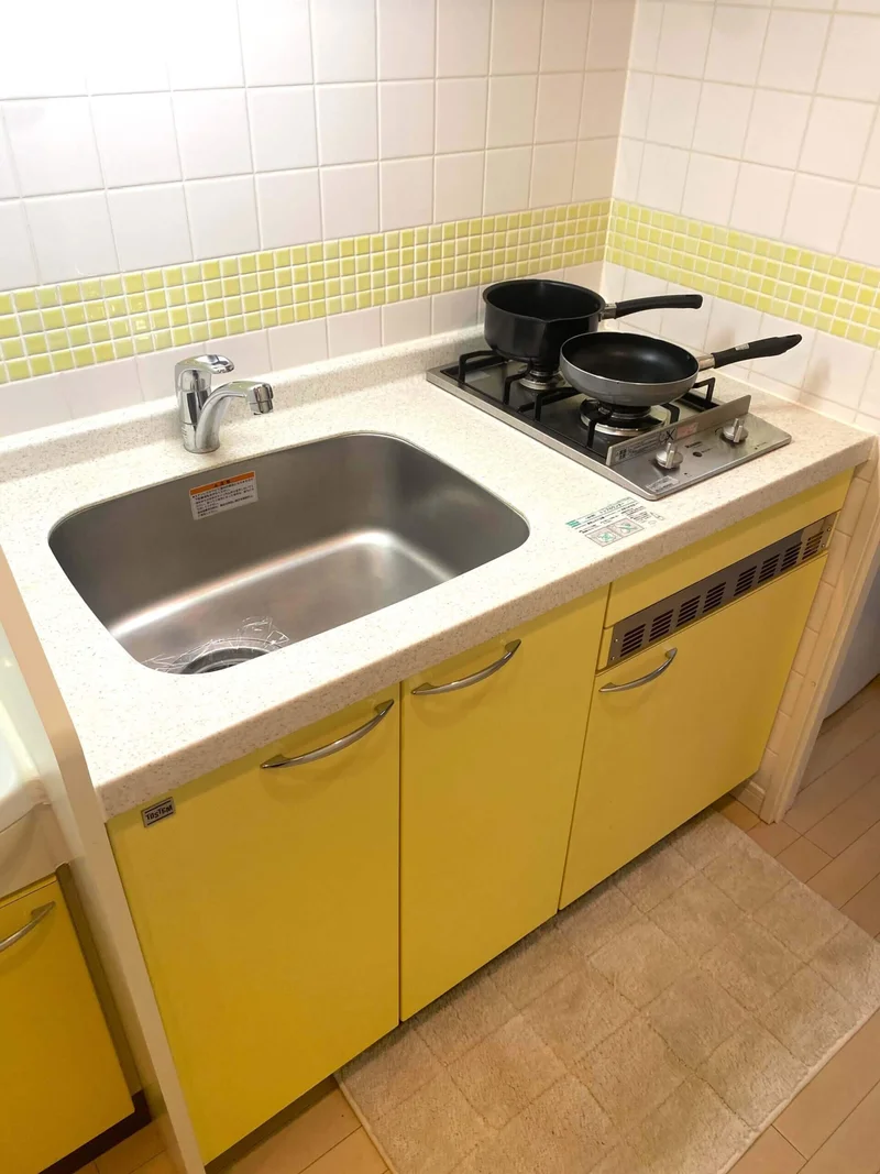 2口ガスコンロで料理に最適♪