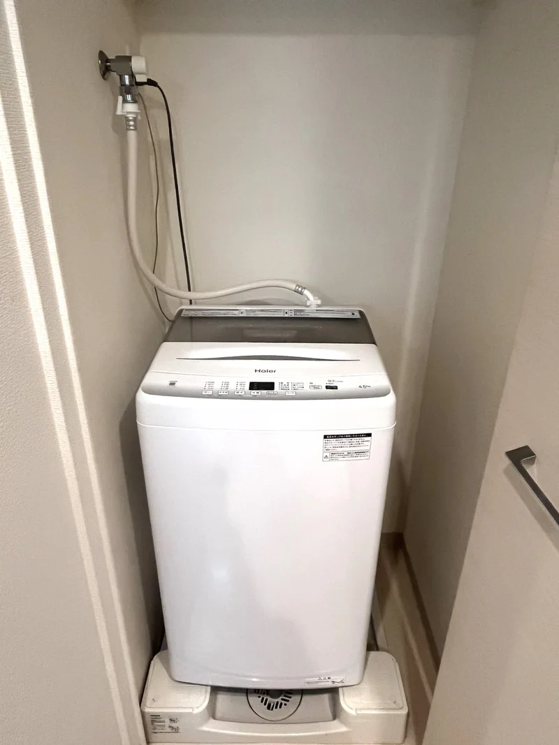 洗濯機完備です♪