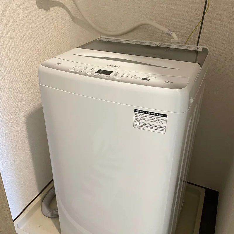洗濯機も完備♪