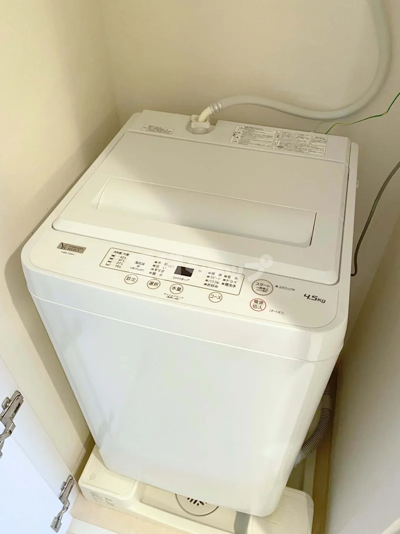 わあ！洗濯機も完備♪