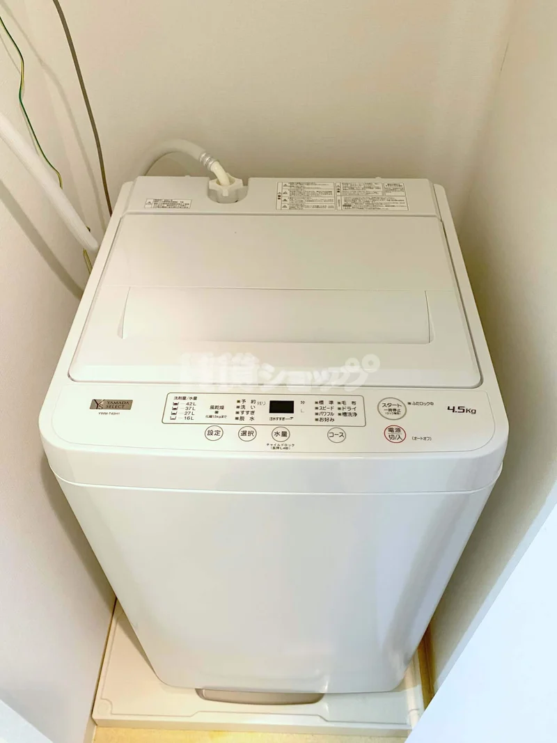 洗濯機も完備♪