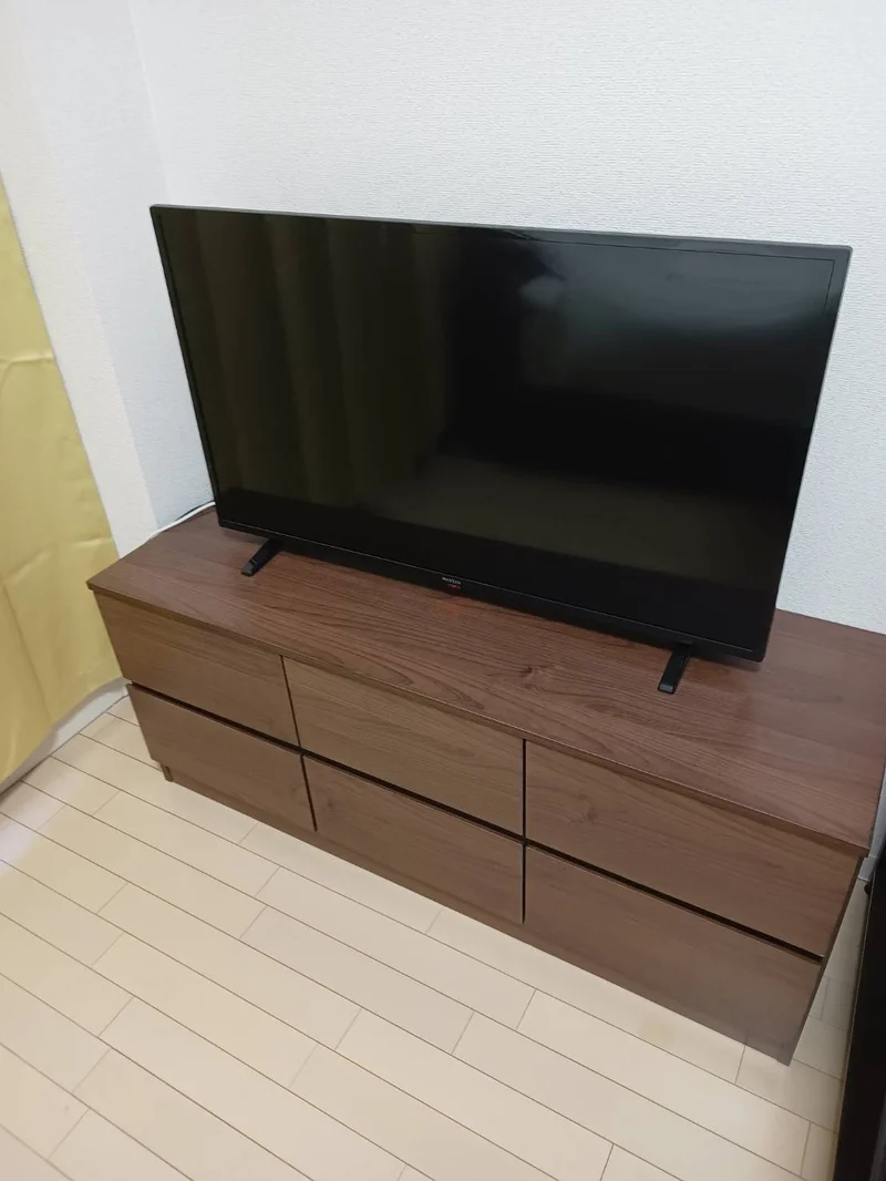 40インチの大きなテレビ♪