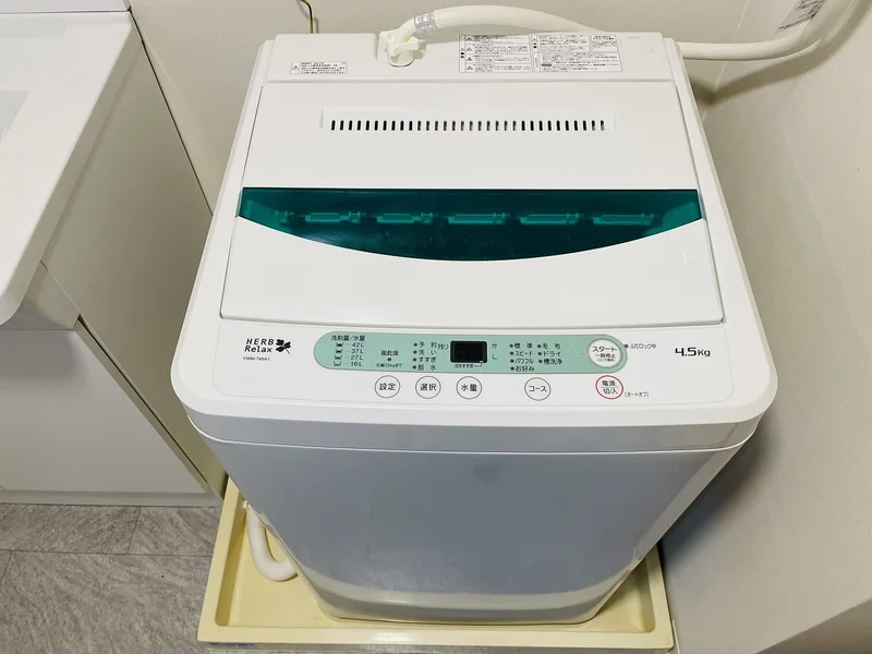 洗濯機は室内に設置しております♪入居後すぐにご利用が可能です(^^♪タオル1式分もご用意しております☆彡