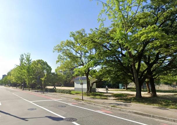 広島城北堀公園　車で5分