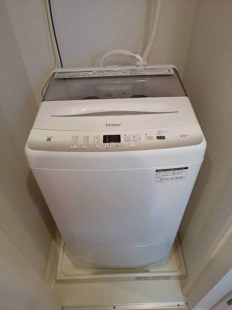 洗濯機も完備♪