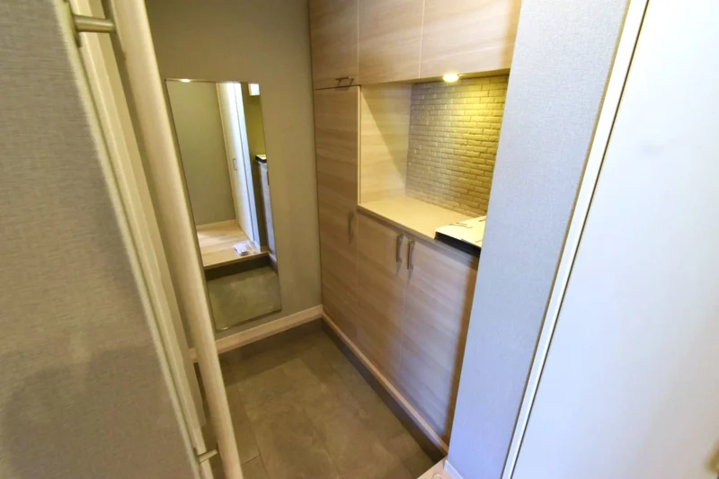 玄関スペースも余裕のある広さ！　シューズボックスもたくさんで収納もバッチリ！