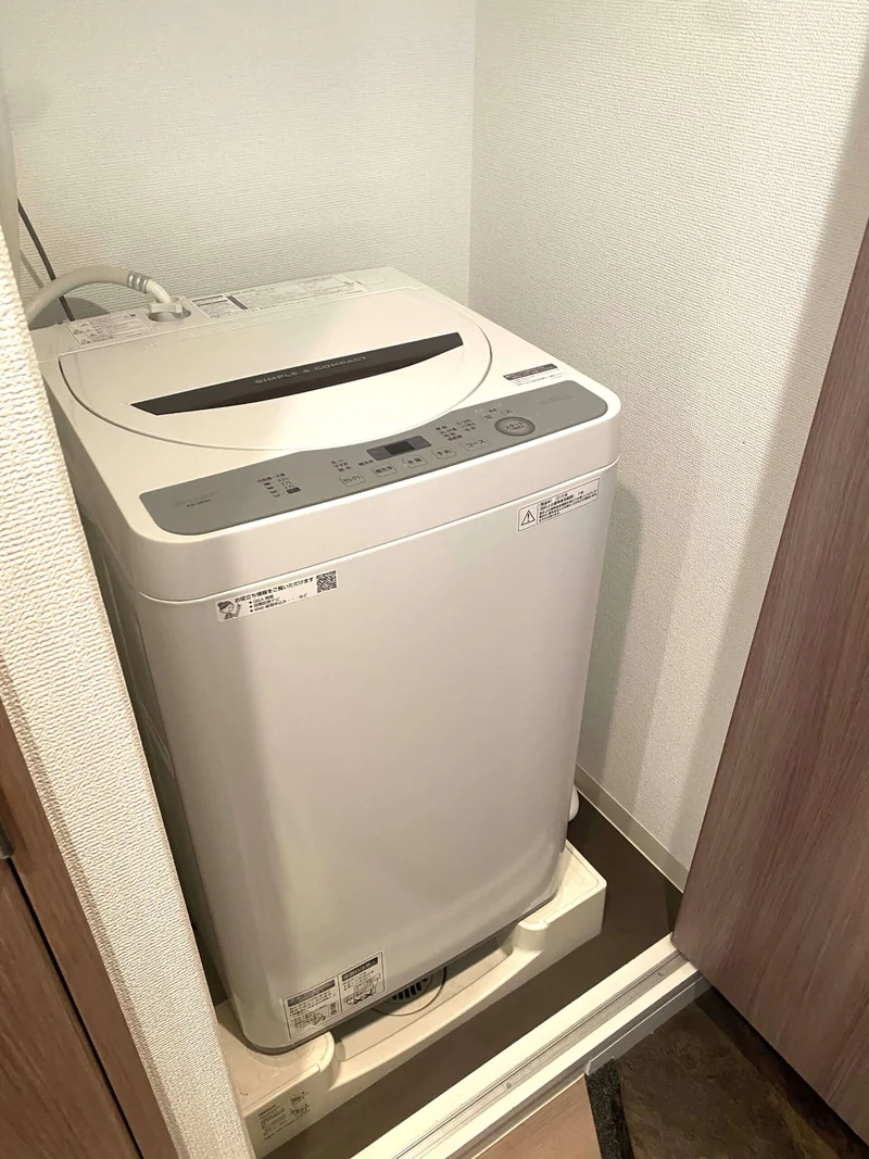 洗濯機も完備♪