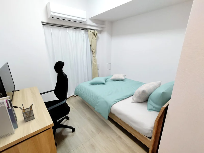 写真はお部屋のイメージです。ラグなどの室内装飾はございません。