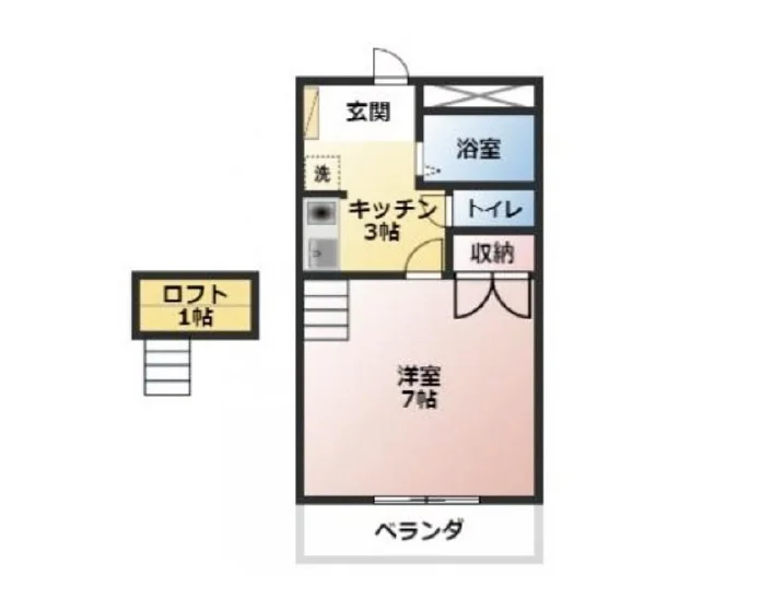 ロフト付き！
