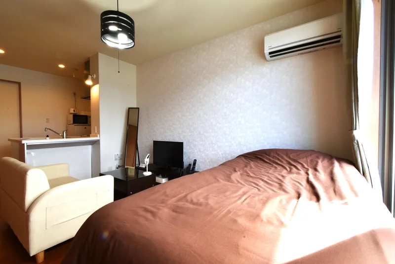 自宅のように寛げる空間！　リネン類の取り揃えも豊富にございます。